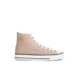 London Rag Women's Beige Ankle High Sneakers-picture-32