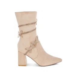 London Rag Women's Beige Casual Booties-picture-34