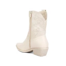 London Rag Women's Beige Cowboy Boots image 5