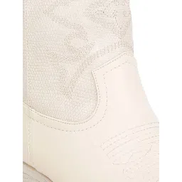 London Rag Women's Beige Cowboy Boots image 4