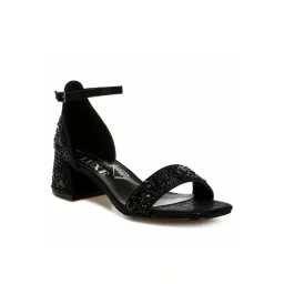 London Rag Women's Black Ankle Strap Sandals-picture-40