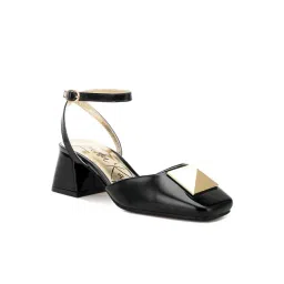 London Rag Women's Black Ankle Strap Sandals-picture-22