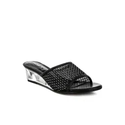 London Rag Women's Black Casual Wedges-picture-28
