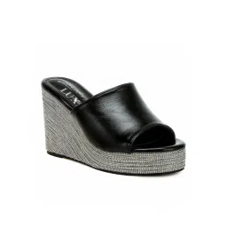 London Rag Women's Black Ethnic Wedges-picture-32