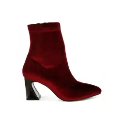 London Rag Women's Burgundy Casual Booties-picture-11