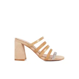 London Rag Women's Diamante Beige Casual Sandals-picture-43