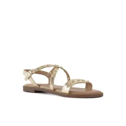 London Rag Women'S Gold Back Strap Sandals-picture-27