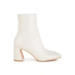 London Rag Women's Off White Casual Booties-picture-19