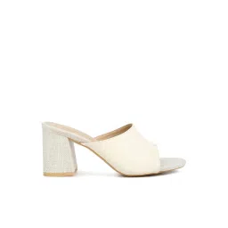 London Rag Women's Off White Casual Sandals image 1