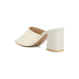 London Rag Women's Off White Casual Sandals image 5