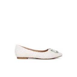 London Rag Women's Off White Flat Ballets-picture-24