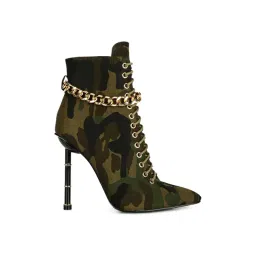 London Rag Women's Olive Stiletto Booties-picture-32