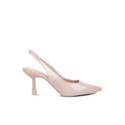 London Rag Women's Pink Sling Back Stilettos-picture-39