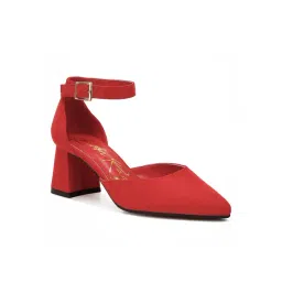 London Rag Women's Red Ankle Strap Sandals-picture-36