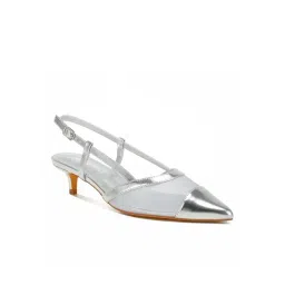 London Rag Women's Silver Back Strap Sandals-picture-42