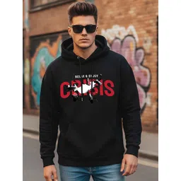 LONDON STREETS Men Printed Hooded Sweatshirt-picture-36