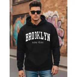 LONDON STREETS Men Printed Hooded Sweatshirt-picture-22