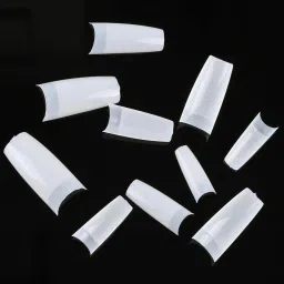 Long Coffin Fake Nails - Full Cover Natural Ballerina False Nail KIRA 400 Pcs Acrylic Nail Tips with Case, 10 Sizes image 1