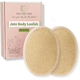 Loofah Body Scrubber for Bathing for Women & Men | Natural Organic Jute Made for Exfoliating, Deep Cleaning & Daily Use (PACK OF 2)-picture-51