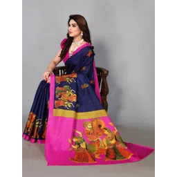 Lookmark Ethnic Motifs Art Silk Kanjeevaram Saree-picture-28