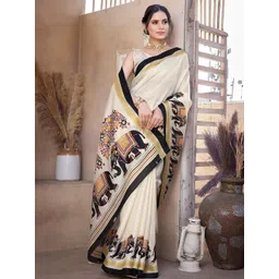 Lookmark Ethnic Motifs Printed Kanjeevaram Saree-picture-23