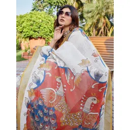 Lookmark Floral Printed Saree-picture-21