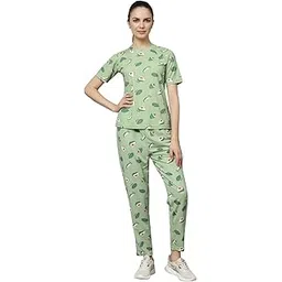lookmark Women's Cotton Lycra Printed Pajama Set-picture-23