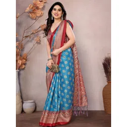Lookmark Woven Design Zari Art Silk Kanjeevaram Saree-picture-33