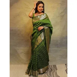 Lookmark Woven Design Zari Banarasi Saree-picture-33