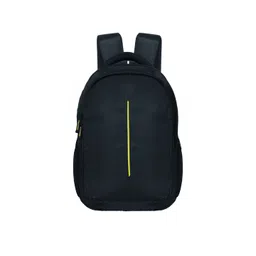 LOOKMUSTER Unisex Yellow And Black Solid Backpack-picture-10