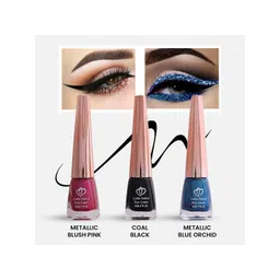 Looks United Set Of 3 Long Lasting Intense Single Stroke Metallic Liquid Eyeliner -5mlEach-picture-33
