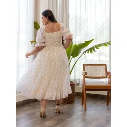 LookShine Women Polyester Printed A-Line Dresses image 2