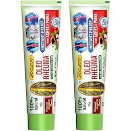 Looloo Oleo Rheuma Herbal Liniment Gel - Pack 2 (40gm Each) | Non Sticky - Non Greasy Formula | Massage Gel | Pain Relief | Enriched With Kalonji, clove Cinnamon, Mint-picture-17
