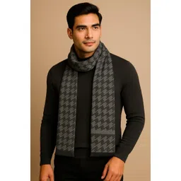 LOOM LEGACY Floral Print Men Muffler-picture-20