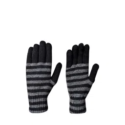 LOOM LEGACY Men Striped Acrylic Winter Gloves-picture-17