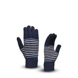 LOOM LEGACY Men Striped Acrylic Winter Gloves-picture-20