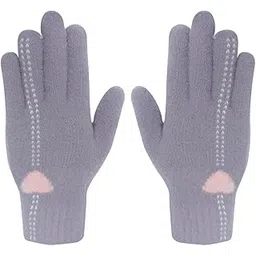 loom legacy Women Acrylic Woolen Gloves (SG-7160) Free Size-picture-23