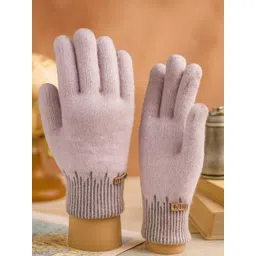 LOOM LEGACY Women Touchscreen Woollen Gloves-picture-29