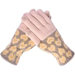 loom legacy Women's Touchscreen Winter Woollen Gloves For Cold Weather (SGD-1722-1727)-picture-43