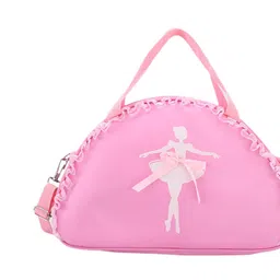 loom tree Gym Duffel Bag Sweet Ballet Dance Bag For Ballet Class Dance Recitals Sports Pink image 2