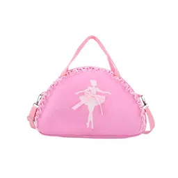 loom tree Gym Duffel Bag Sweet Ballet Dance Bag For Ballet Class Dance Recitals Sports Pink image 5