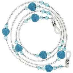 loom tree 3Xeyeglass Sun Glasses Cord Holder Necklace Sunglass Neck Strap Chain Blue | Fashion Jewelry | Eyeglass Chains & Holders-picture-11