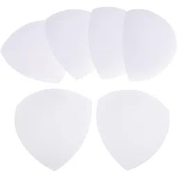 loom tree LOOM TREE® 3 Pairs Soft Women'S Triangle Bra Pads Inserts For Sports Bra Bikini White-picture-18