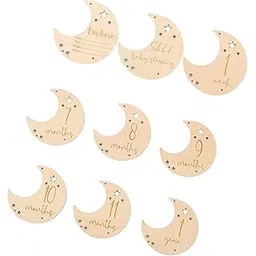 loom tree LOOM TREE® 9X Double Sided Mileage Piece Wooden Milestone Photo Card for Baby Children Girls Version | Keepsakes & Baby Announcements | Other Baby Keepsakes-picture-43