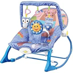 loom tree LOOM TREE® Baby Bouncer Portable Comfort Rocker Seat for Newborn Babies 0-6 Months Style G | Baby Gear | Bouncers & Vibrating Chairs-picture-37