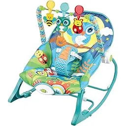 loom tree LOOM TREE® Baby Bouncer Portable Comfort Rocker Seat for Newborn Babies 0-6 Months Style I | Baby Gear | Bouncers & Vibrating Chairs-picture-38