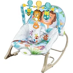 loom tree LOOM TREE® Baby Bouncer Portable Comfort Rocker Seat for Newborn Babies 0-6 Months Style J | Baby Gear | Bouncers & Vibrating Chairs-picture-39