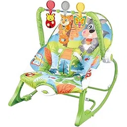loom tree LOOM TREE® Baby Bouncer Portable Comfort Rocker Seat for Newborn Babies 0-6 Months Style K | Baby Gear | Bouncers & Vibrating Chairs-picture-36
