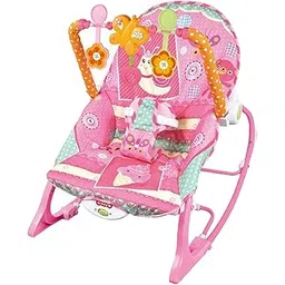 loom tree LOOM TREE® Baby Bouncer Portable Comfort Rocker Seat for Newborn Babies 0-6 Months Style M | Baby Gear | Bouncers & Vibrating Chairs-picture-42