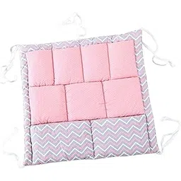 loom tree LOOM TREE® Baby Crib Hanging Storage Bag Toys Clothing Organization for Wall Pink | Diapering | Diaper Bags-picture-52